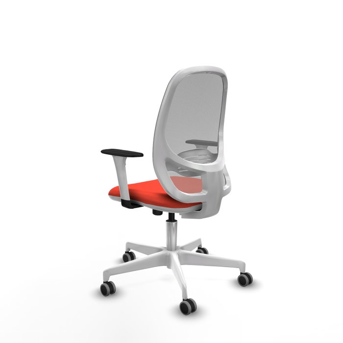 PIQUERAS Y CRESPO Silla de oficina Cilanco Naranja oscuro y Gris