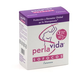 Plameca Perlavida Sofocos 30 cápsulas de 380 mg - Complemento para menopausia con salvia y onagra