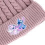Cerdá Conjunto de Gorro y Guantes Stitch Disney, Púrpura