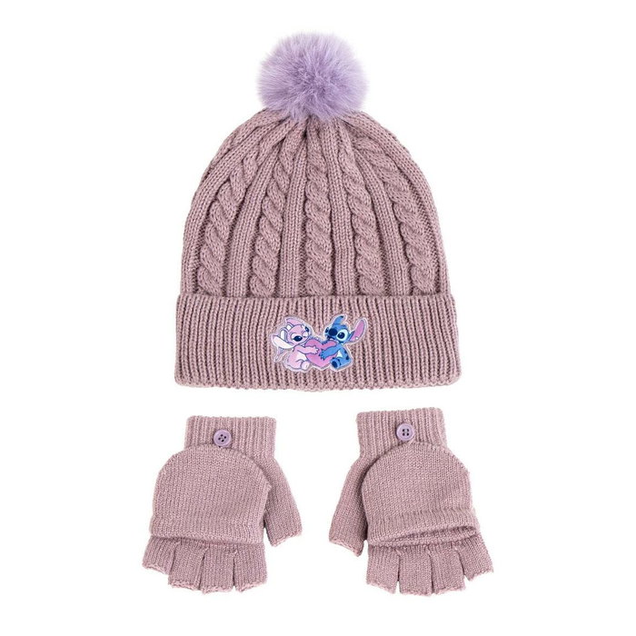 Cerdá Conjunto de Gorro y Guantes Stitch Disney, Púrpura Cerdá Conjunto de Gorro y Guantes Stitch Disney, Púrpura