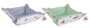 DKD Home Decor Cesta Algodón Classic Summer 34x34x34 Surtido de 2
