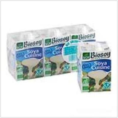 SOY Crema De Soja Cuisine Para Cocinar 3Uds. Bio