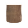 DKD Home Decor Set de 3 Portavelas de Teca Reciclada y Hierro