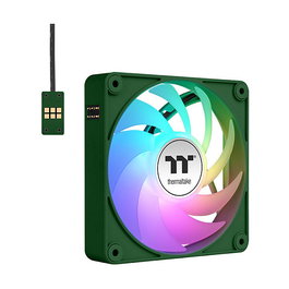 Thermaltake CT140 EX Ventilador PC 140mm ARGB Sync Racing Green 3 Pack