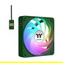 Thermaltake CT140 EX Ventilador PC 140mm ARGB Sync Racing Green 3 Pack