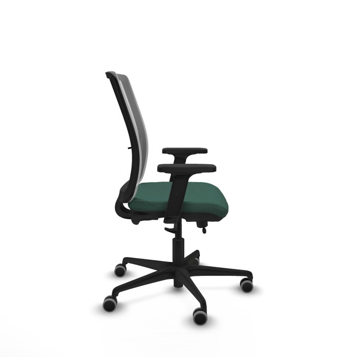 PIQUERAS Y CRESPO Silla de oficina Haches con mecanismo Sincro/Traslack, Verde botella y Gris PIQUERAS Y CRESPO Silla de oficina Haches con mecanismo Sincro/Traslack, Verde botella y Gris