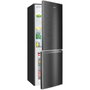 Bomann KG 7359 Frigorífico combi acero inoxidable negro