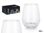 Vivalto Vaso Base Ancha 480 ml 8.5x11.5x8.5 cm Transparente Vidrio Apto Lavavajillas (Set de 24)