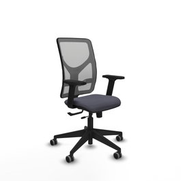 PIQUERAS Y CRESPO Silla de oficina Motilla Gris con mecanismo Sincro/Traslack