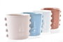 DKD Home Decor Macetero Urban Gres Cara 13 x 12.5 x 15 cm (4 Unidades)