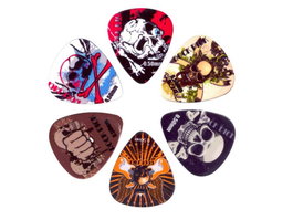 Set Picks Boston Celuloide 0.50 mm 6 unidades.