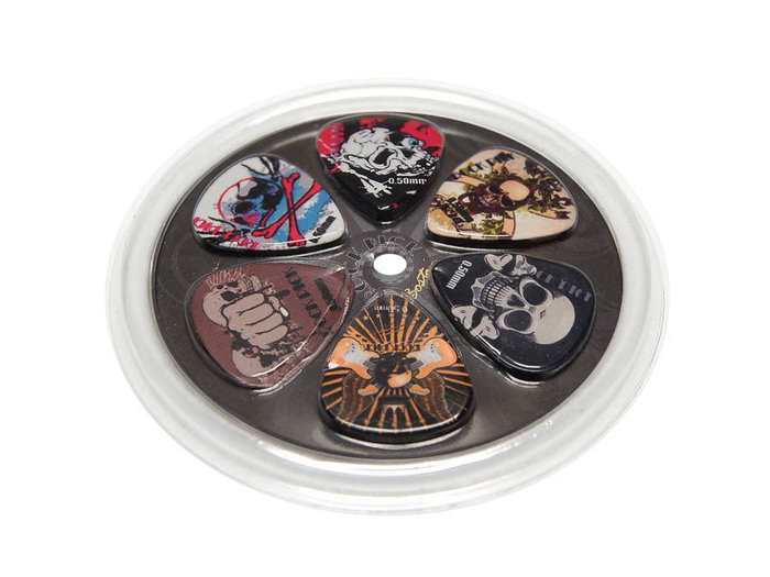 Set Picks Boston Celuloide 0.50 mm 6 unidades.