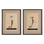Cuadro Pintura Abstracto 2/M 60 X 80 cm (Set de 2)