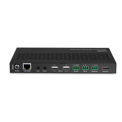 LINDY Receptor AV Extensor de Audio/Video 38397 Negro