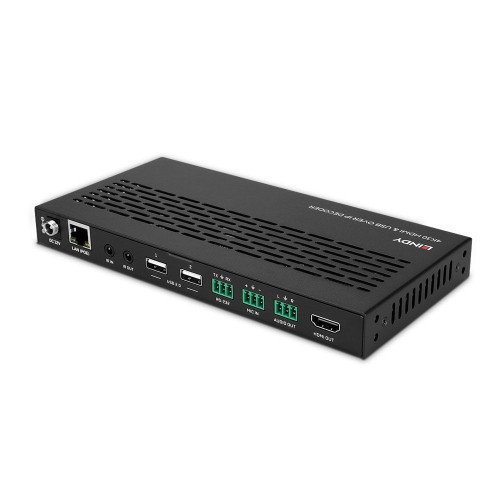 LINDY Receptor AV Extensor de Audio/Video 38397 Negro