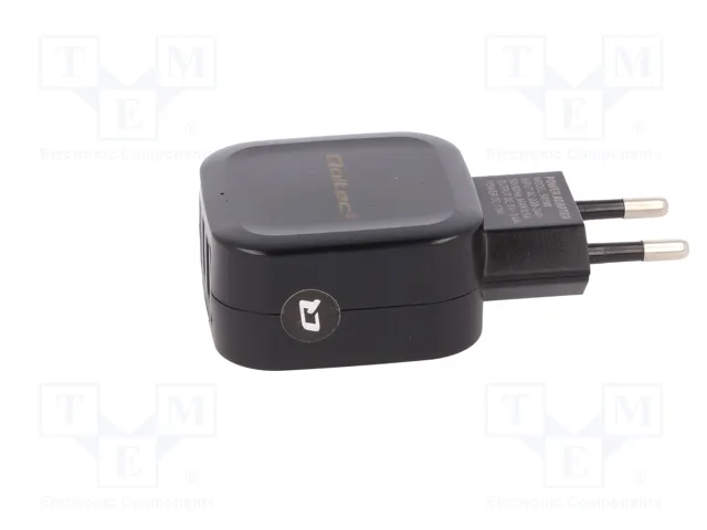 QOLTEC Cargador de Red 17W con Doble Puerto USB