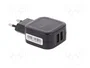QOLTEC Cargador de Red 17W con Doble Puerto USB