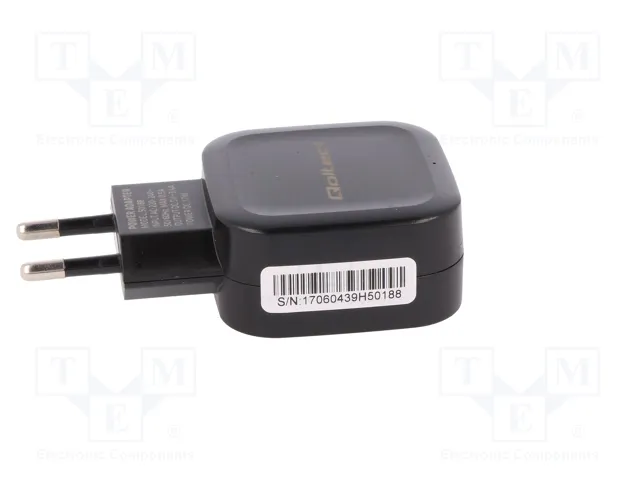 QOLTEC Cargador de Red 17W con Doble Puerto USB