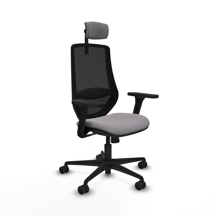 PIQUERAS Y CRESPO Silla de oficina Mardos con mecanismo Sincro, Gris y Negro PIQUERAS Y CRESPO Silla de oficina Mardos con mecanismo Sincro, Gris y Negro
