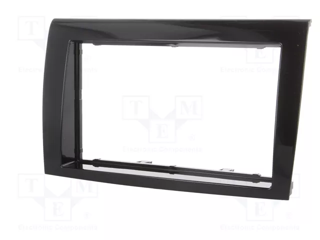 PER.PIC. Bastidor de montaje de radio para Fiat Bravo 2 DIN brillo negro