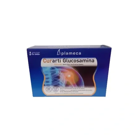 PLAMECA Curarti Glucosamina 60 Cápsulas Vegetales PLAMECA Curarti Glucosamina 60 Cápsulas Vegetales