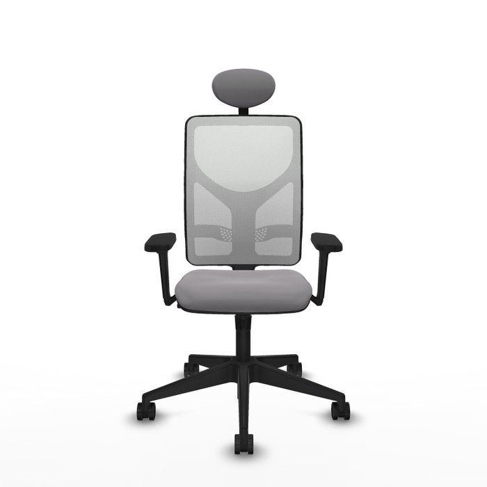 PIQUERAS Y CRESPO Silla de oficina Motilla con mecanismo Sincro, Gris y Blanco PIQUERAS Y CRESPO Silla de oficina Motilla con mecanismo Sincro, Gris y Blanco