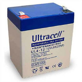 Ultracell Batería UL Series 12V F1 70x90x101mm Tecnología de Recombinación de Oxígeno Sin Mantenimiento