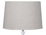 DKD Home Decor Lámpara de Pie de Metal y Mango Blanco