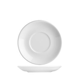 G.BENEDIKT Príncipe Platos Llanos de Vajilla - Consomé, Blanco, 16 cm de Diámetro - Colección PRINCIPE (Set de 6)