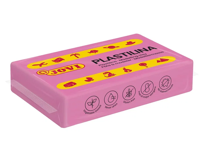 Jovi Plastilina Rosa Tamaño Grande 356 g Jovi Plastilina Rosa Tamaño Grande 356 g