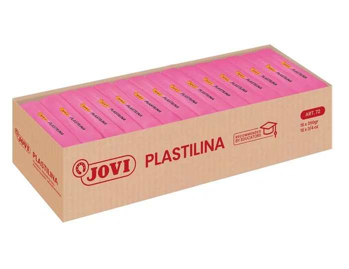 Jovi Plastilina Rosa Tamaño Grande 356 g Jovi Plastilina Rosa Tamaño Grande 356 g