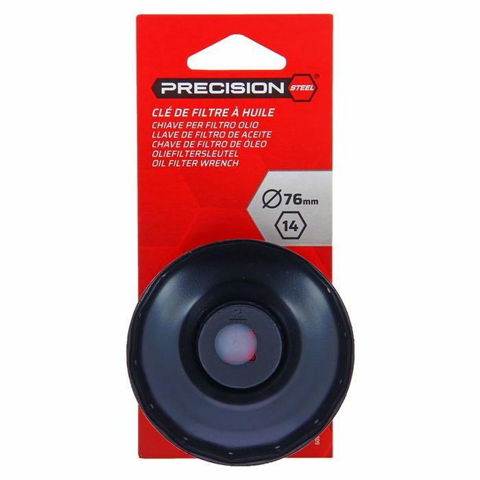 Precision Steel Llave de campana para filtro de aceite D76