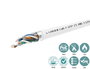 Lanview Cable Cat6 F-UTP 4x2xAWG23 LSZH 305m Blanco - Para cableado estructurado, transmisión de datos y telecomunicaciones de alta velocidad