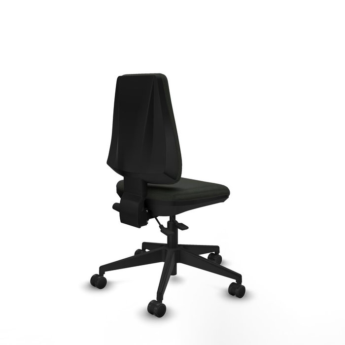 PIQUERAS Y CRESPO Silla de oficina Elche con mecanismo Asincro, color Negro