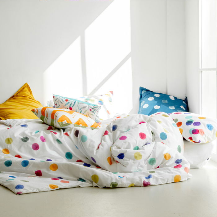 Funda Nórdica HappyFriday Confetti Multicolor Cama de 80 140 x 200 cm 28 x 4 x 38 cm Funda Nórdica HappyFriday Confetti Multicolor Cama de 80 140 x 200 cm 28 x 4 x 38 cm