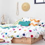Funda Nórdica HappyFriday Confetti Multicolor Cama de 80 140 x 200 cm 28 x 4 x 38 cm