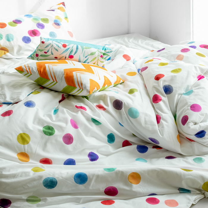 Funda Nórdica HappyFriday Confetti Multicolor Cama de 80 140 x 200 cm 28 x 4 x 38 cm Funda Nórdica HappyFriday Confetti Multicolor Cama de 80 140 x 200 cm 28 x 4 x 38 cm
