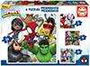 Educa Puzzle progresivos Spidey & His Amazing Friends 12-16-20-25 piezas