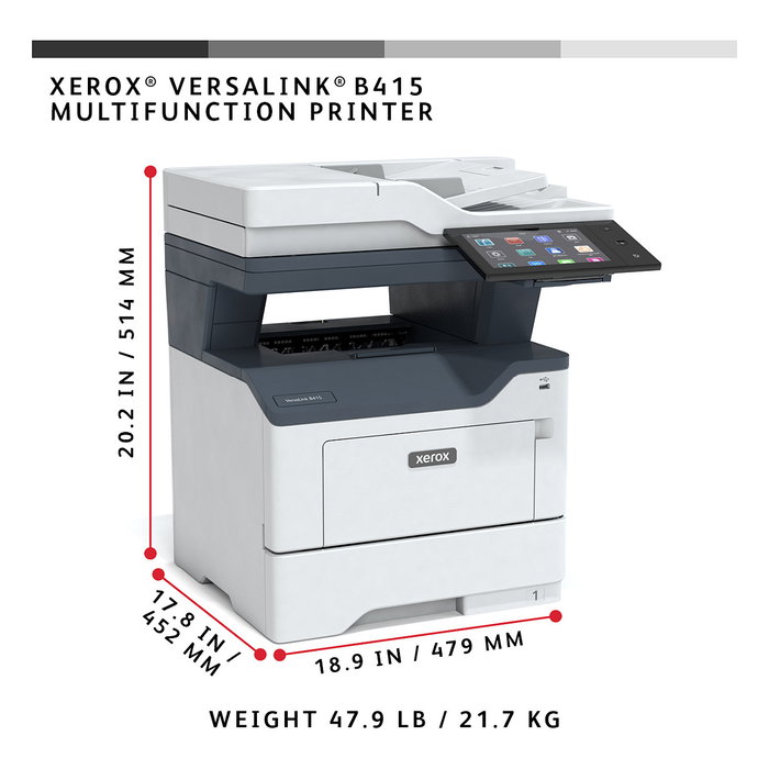 Xerox VersaLink B415V_DN Multifunción Láser Monocromo A4 Xerox VersaLink B415V_DN Multifunción Láser Monocromo A4