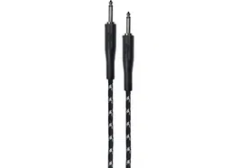 YELLOWCAB Cable De Instrumento 6 Metros 2 Jacks Rectos Color Negro Y Gris