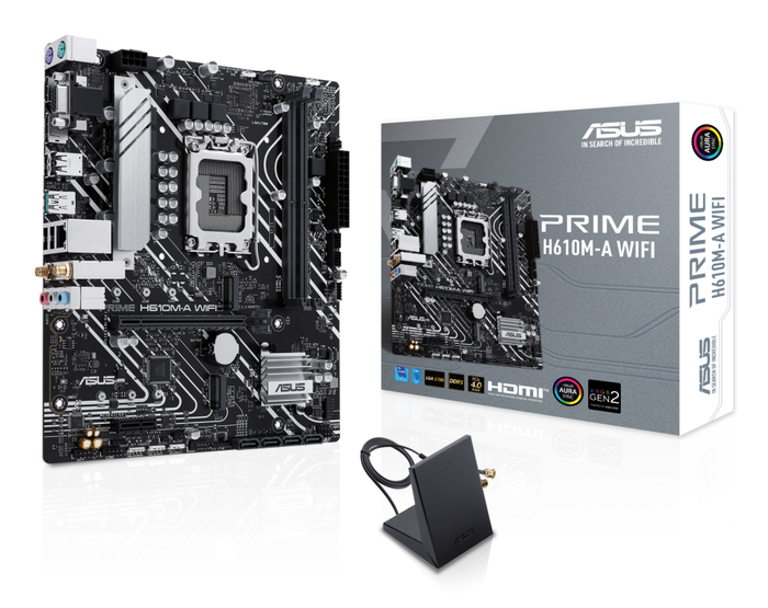 ASUS PRIME H610M-A WIFI DDR5 micro ATX ASUS PRIME H610M-A WIFI DDR5 micro ATX