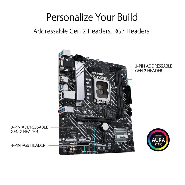ASUS PRIME H610M-A WIFI DDR5 micro ATX ASUS PRIME H610M-A WIFI DDR5 micro ATX