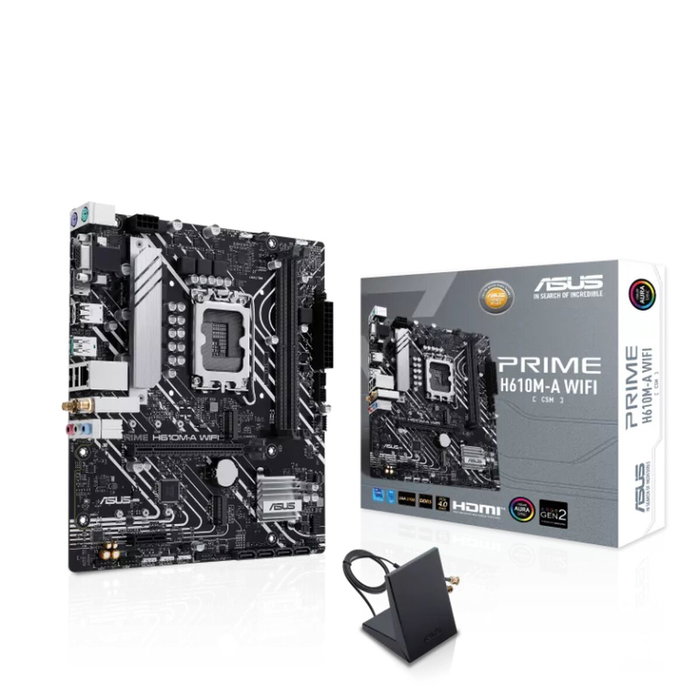 ASUS PRIME H610M-A WIFI DDR5 micro ATX ASUS PRIME H610M-A WIFI DDR5 micro ATX