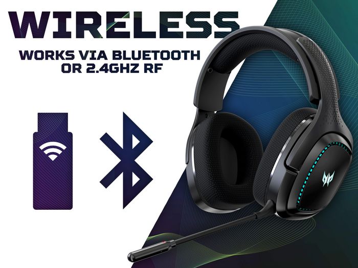 Acer Predator Galea 550 Auriculares Inalámbricos para Juego
