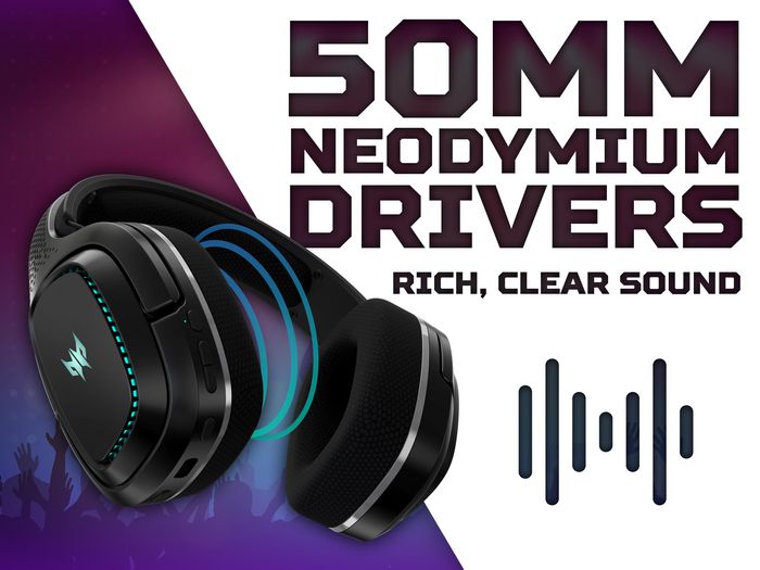 Acer Predator Galea 550 Auriculares Inalámbricos para Juego