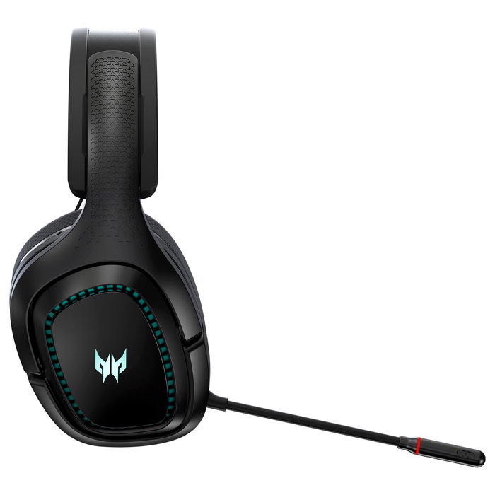 Acer Predator Galea 550 Auriculares Gaming Inalámbricos Diadema Bluetooth 5.2 + 2.4GHz RF PHR235 Negro con Micrófono Boom Extraíble