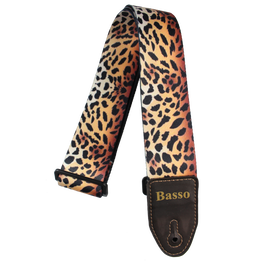 Correa Basso para Guitarra y Bajo Serie Salvaje Leopardo