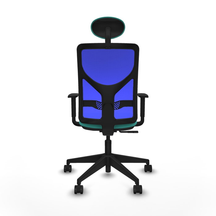 PIQUERAS Y CRESPO Silla de oficina Motilla con mecanismo Sincro, Turquesa y Azul PIQUERAS Y CRESPO Silla de oficina Motilla con mecanismo Sincro, Turquesa y Azul