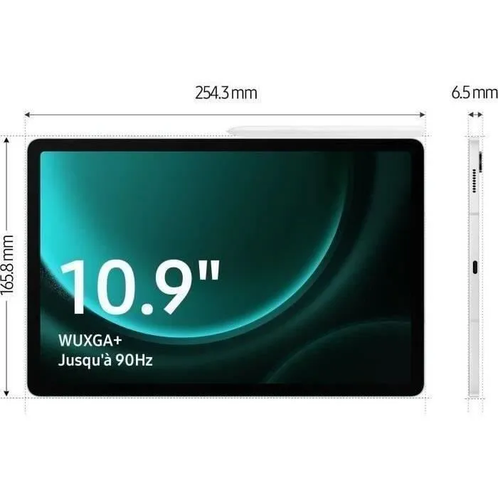 Samsung Galaxy Tab S9 FE 10.9 pulgadas, 128 GB, 6 GB RAM, Gris Samsung Galaxy Tab S9 FE 10.9 pulgadas, 128 GB, 6 GB RAM, Gris