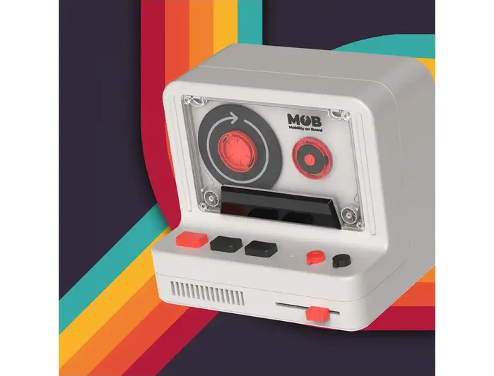Wondee Altavoz Bluetooth Retro Grey